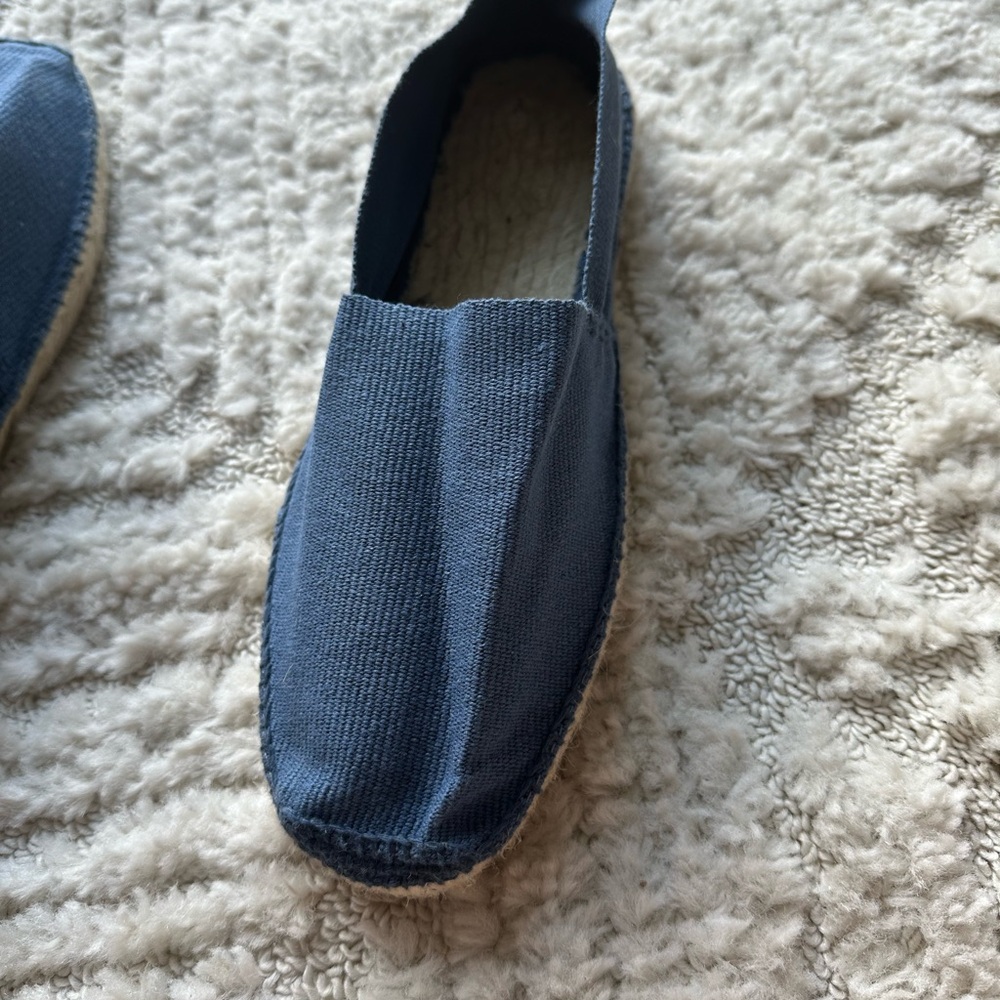 Cousu Main Blue Espadrilles Bought in France and Unworn